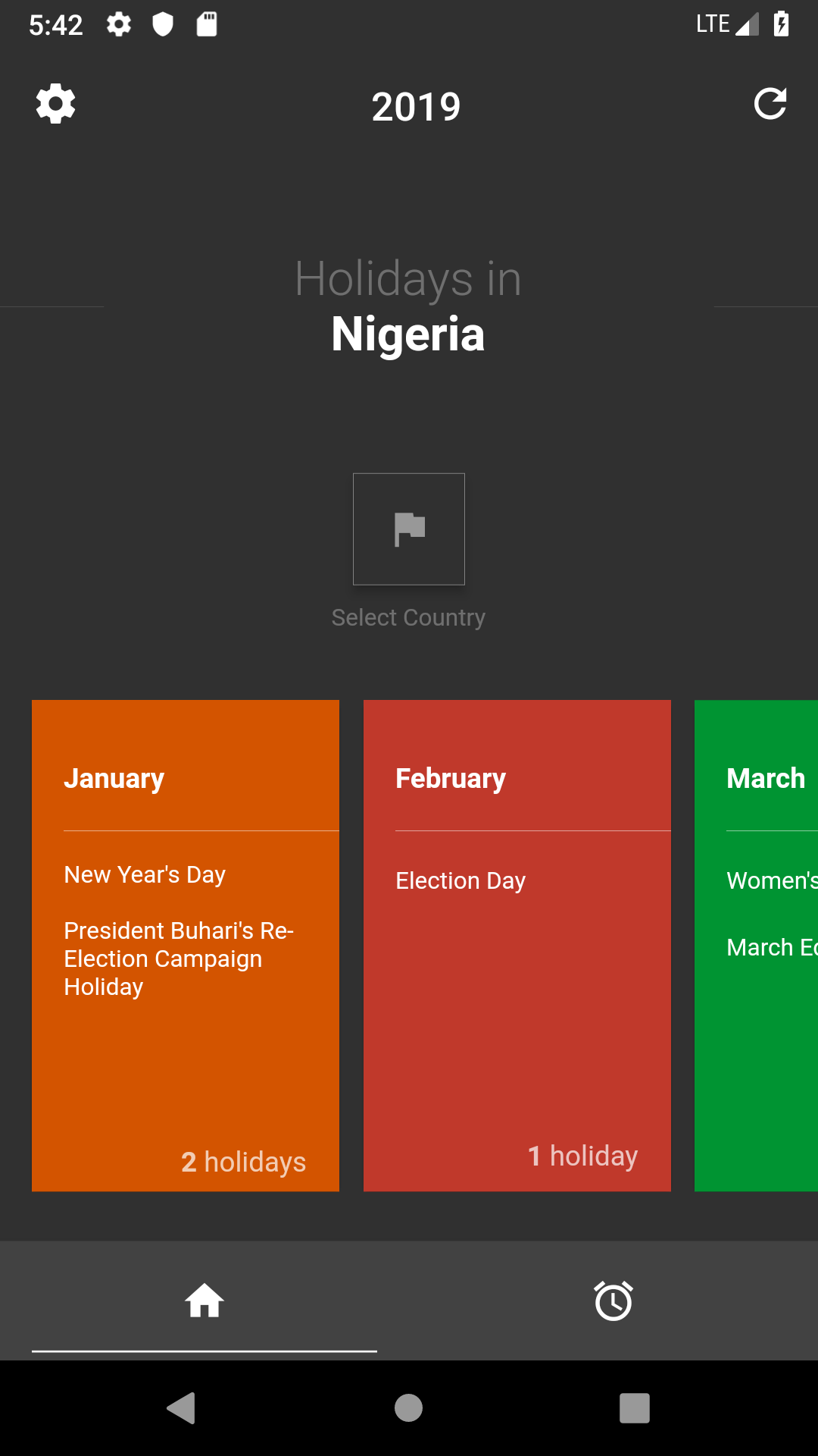 World Holidays screenshot 2