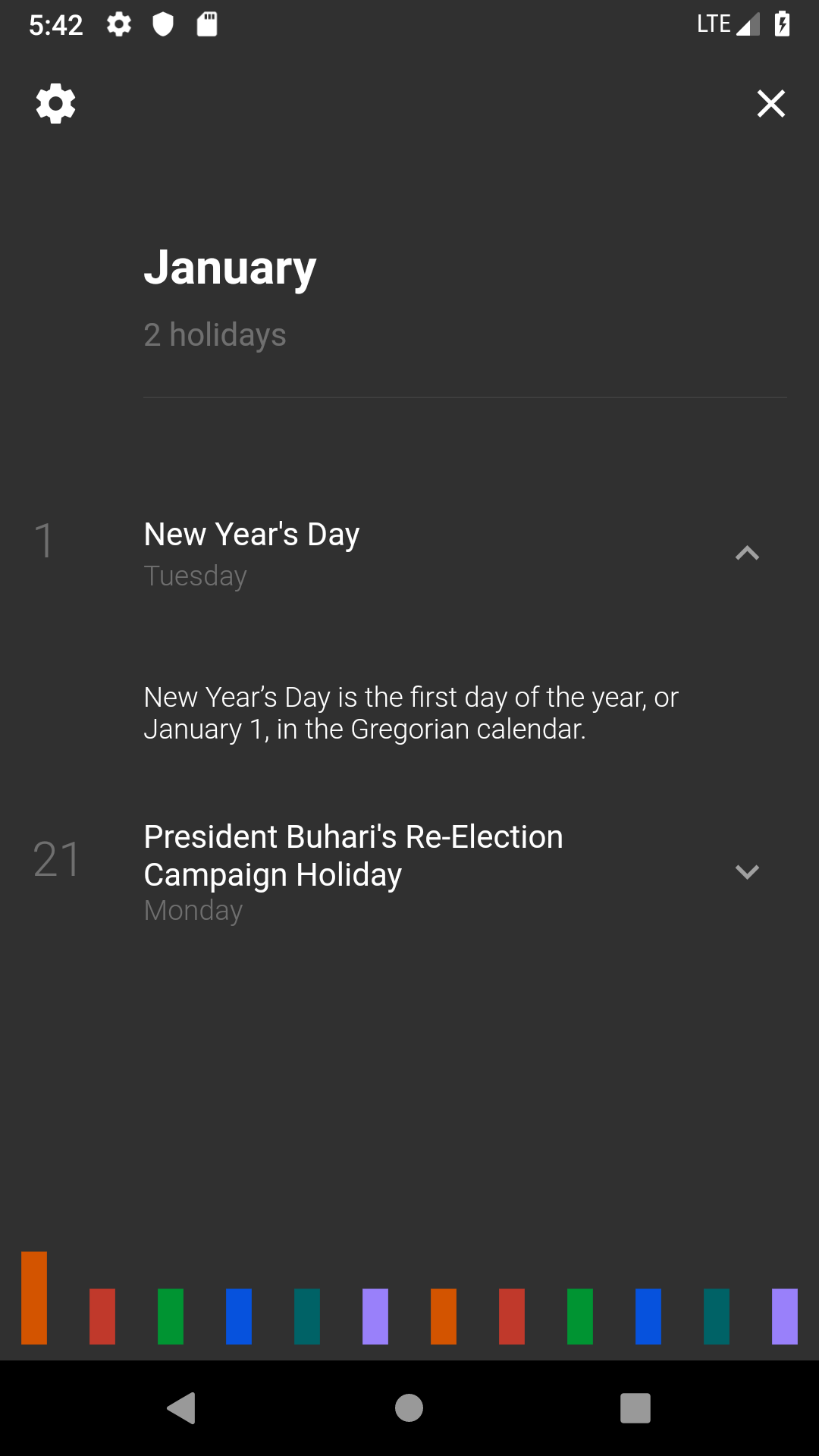 World Holidays screenshot 4