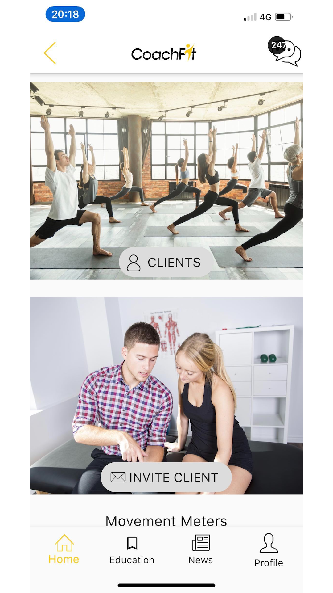 DHF CoachFit screenshot