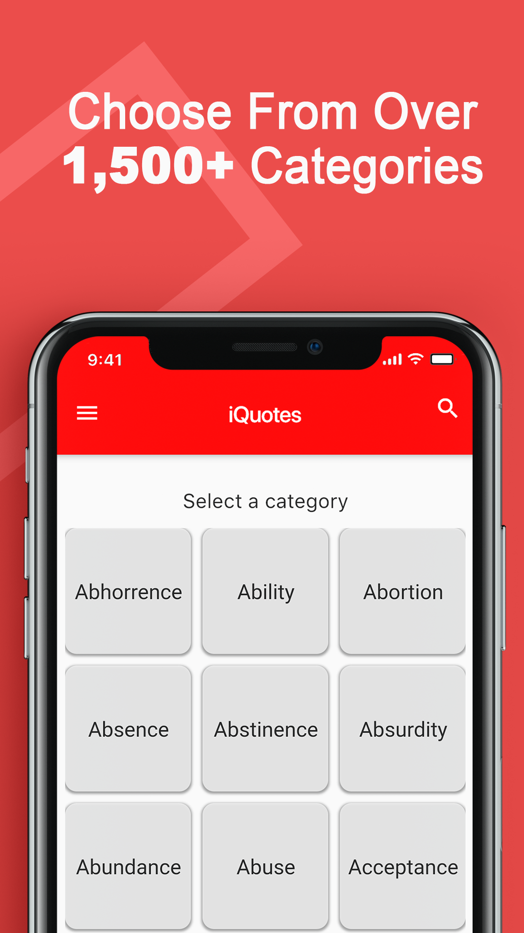 iQuotes screenshot