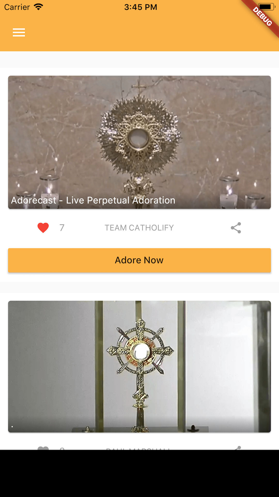 Adoration Live! screenshot