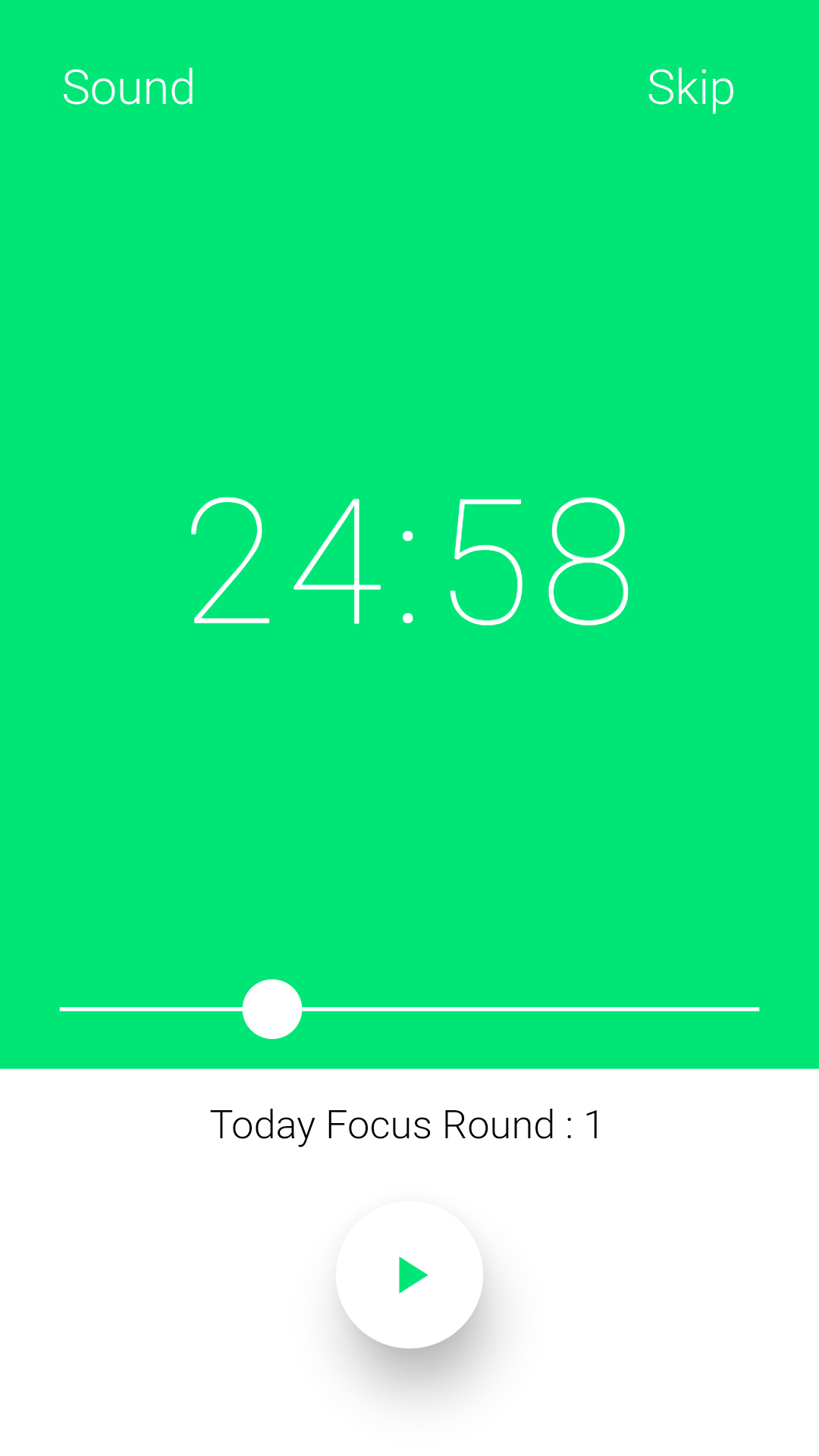 Super Easy Pomodoro screenshot