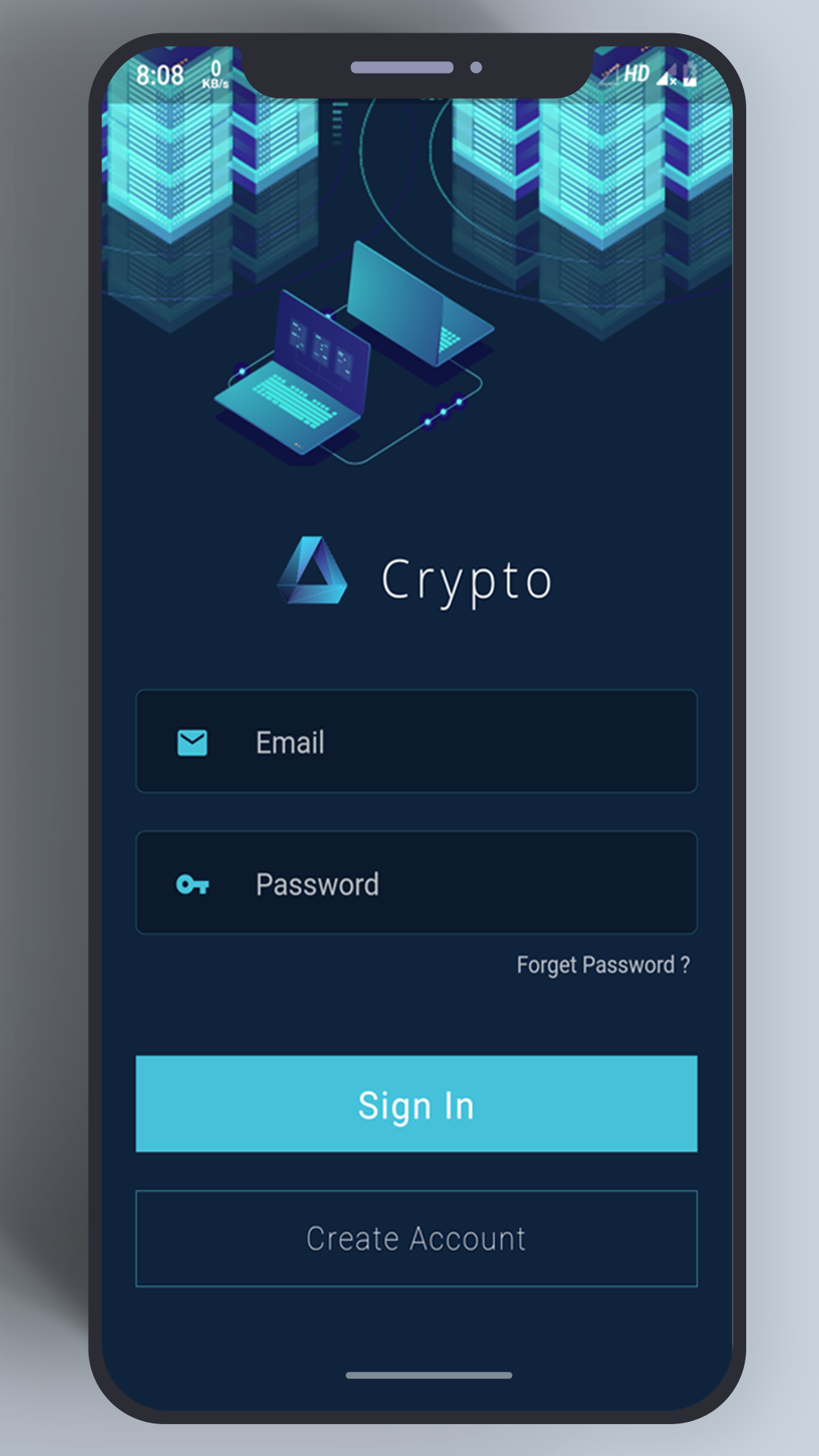 Crypto Blue Template UI KIT with Double Theme screenshot