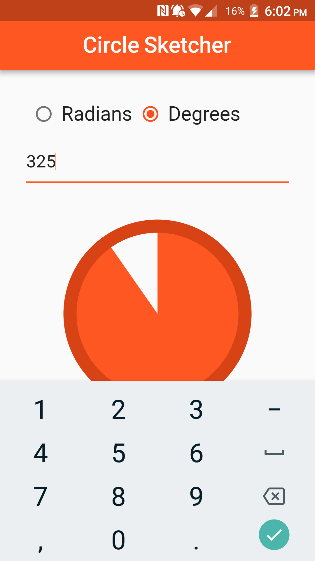 Circle Sketcher screenshot