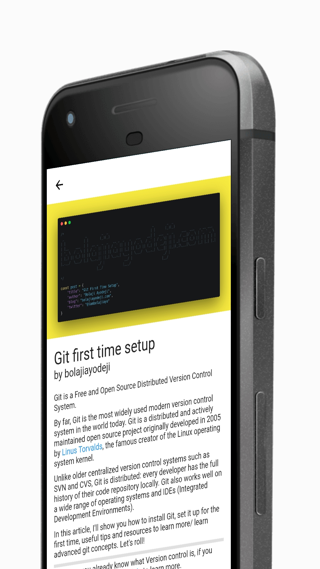 Hashnode Lite screenshot