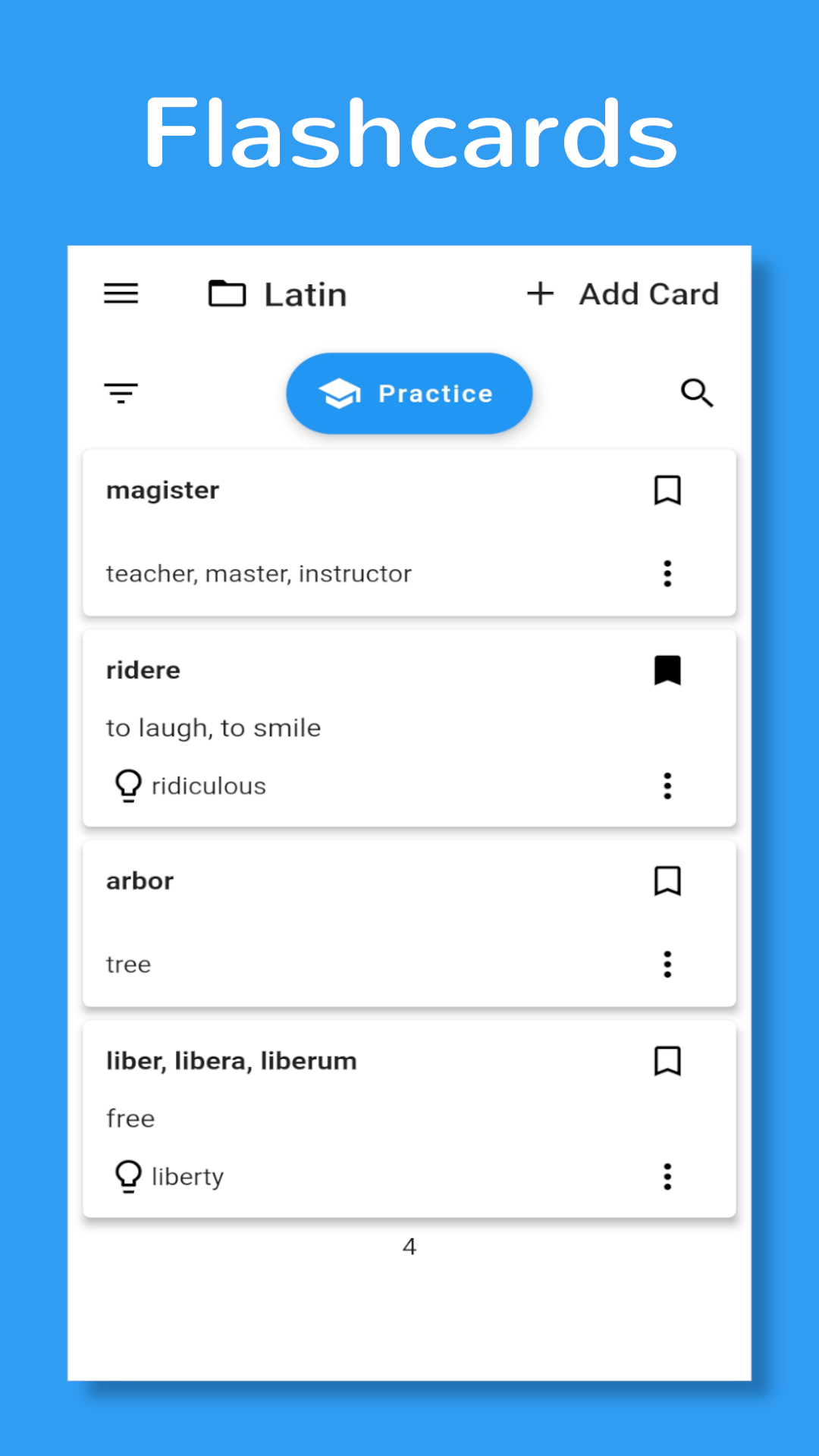 MemWiz - Flashcards screenshot