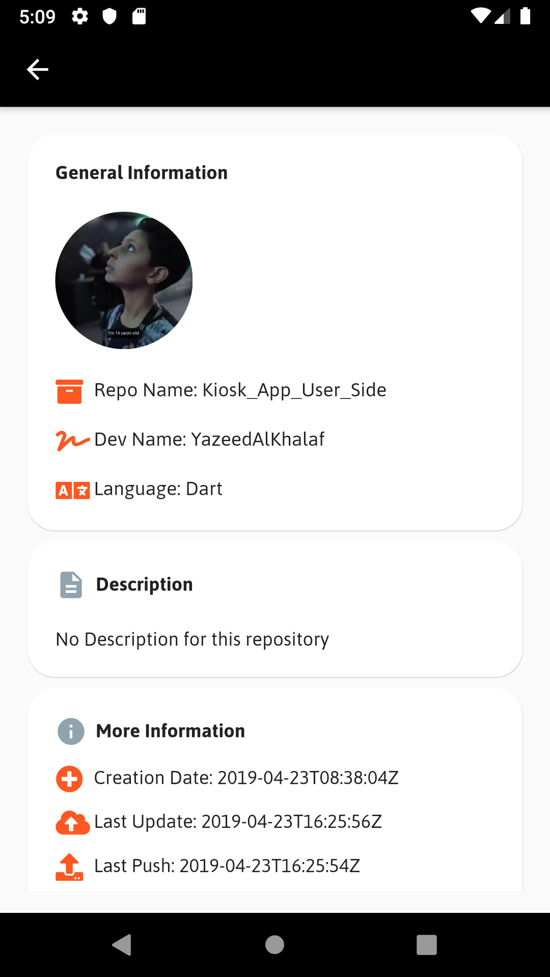 GHSearch screenshot