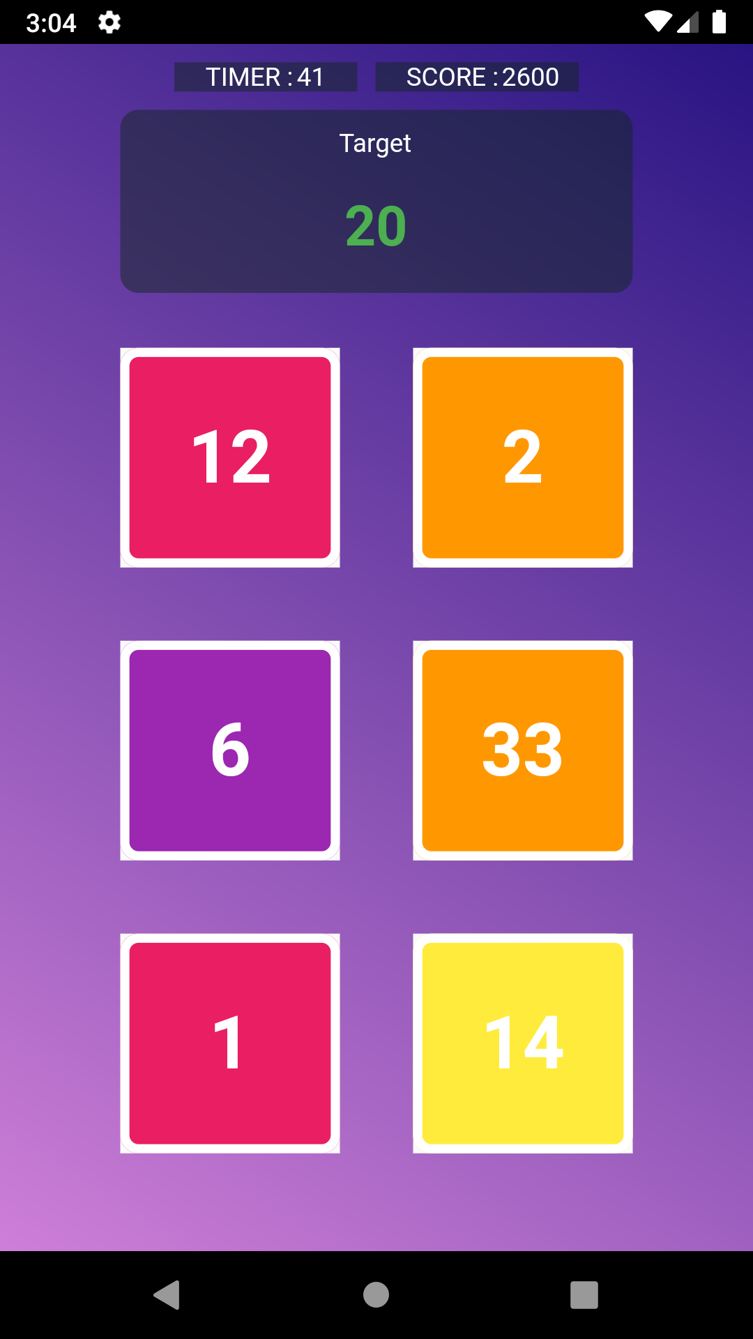 Numbers screenshot