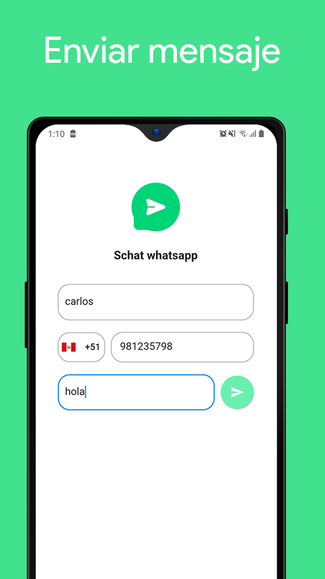 Schat Whatsapp screenshot