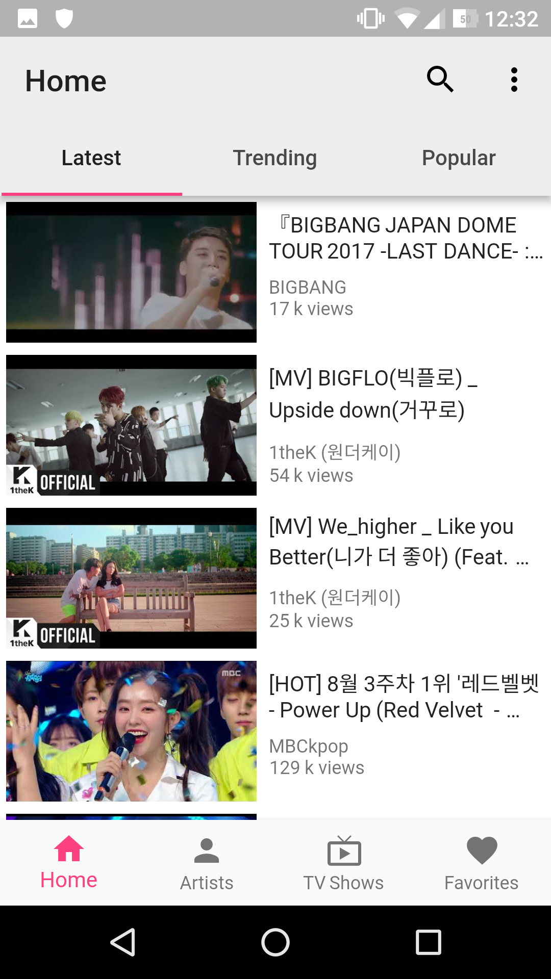 KPOP Music Videos screenshot