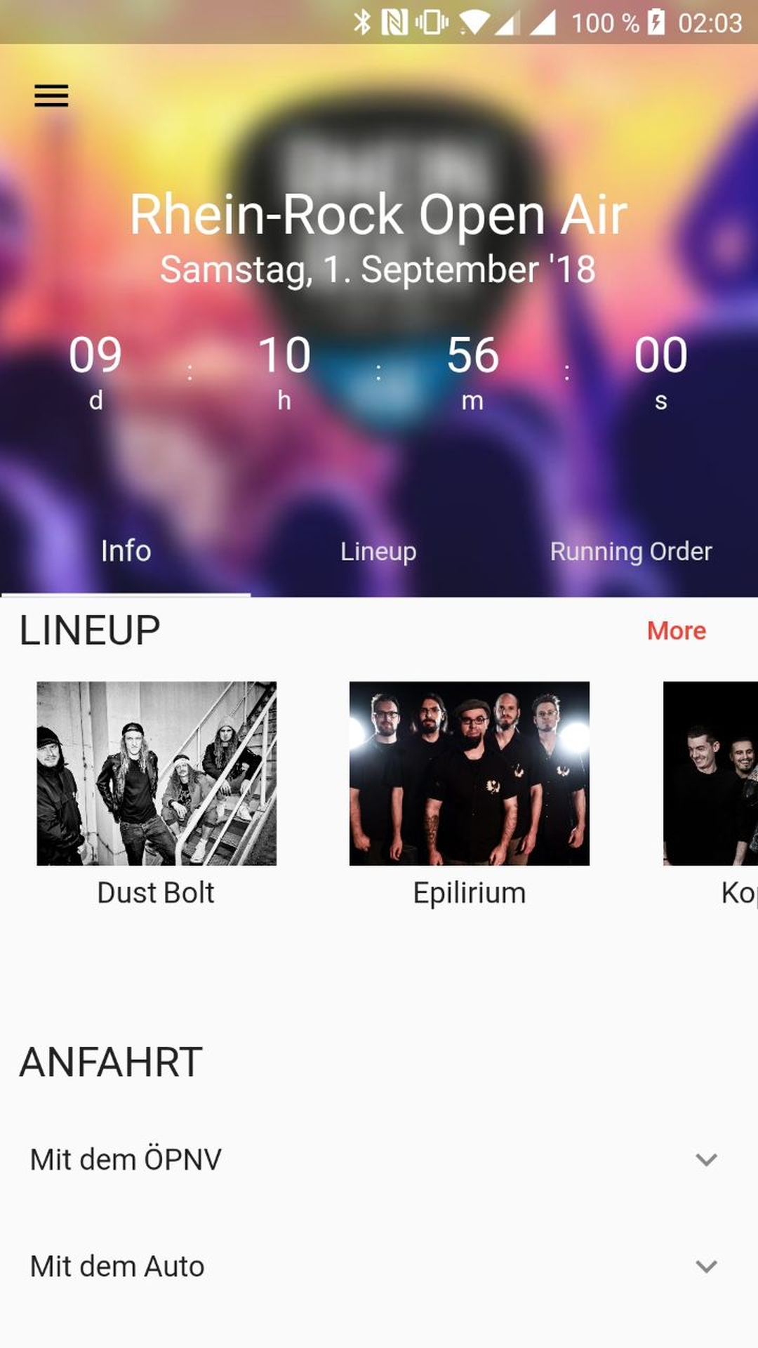 Rhein-Rock Open Air 2018 screenshot