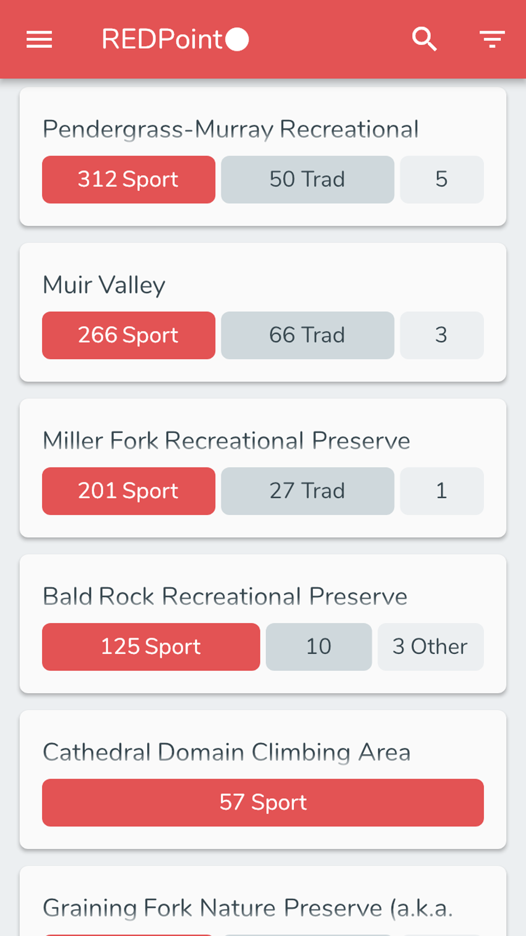 Redpoint - Red River Gorge Climbing Guide screenshot
