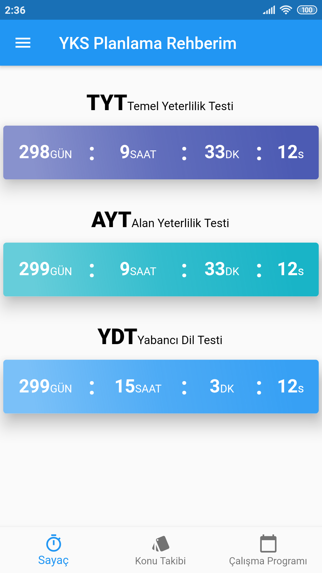 YKS Planning Guide - University Exam Preparation screenshot