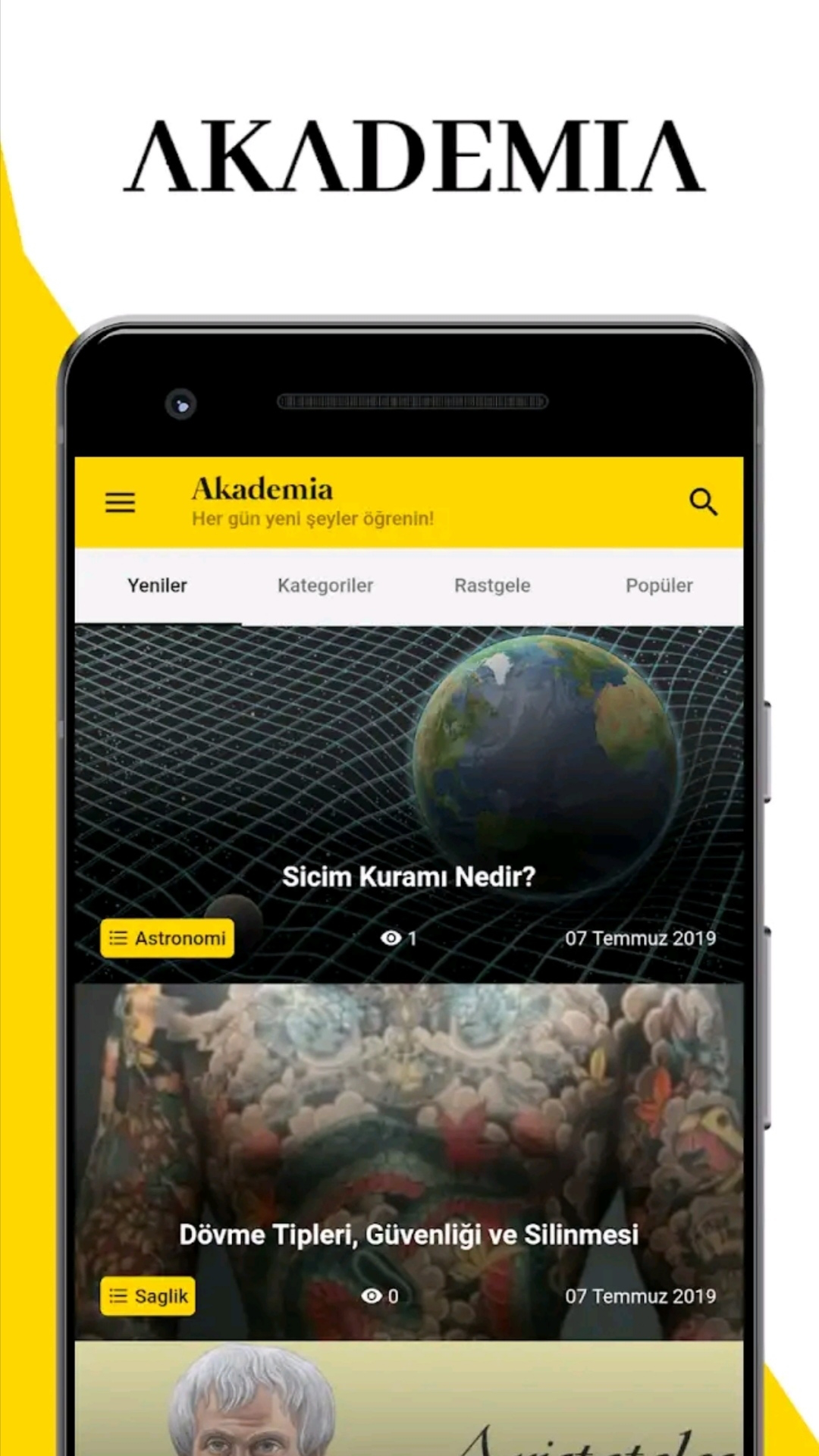 Akademia - Her Gün Yeni Şeyler Öğrenin! screenshot