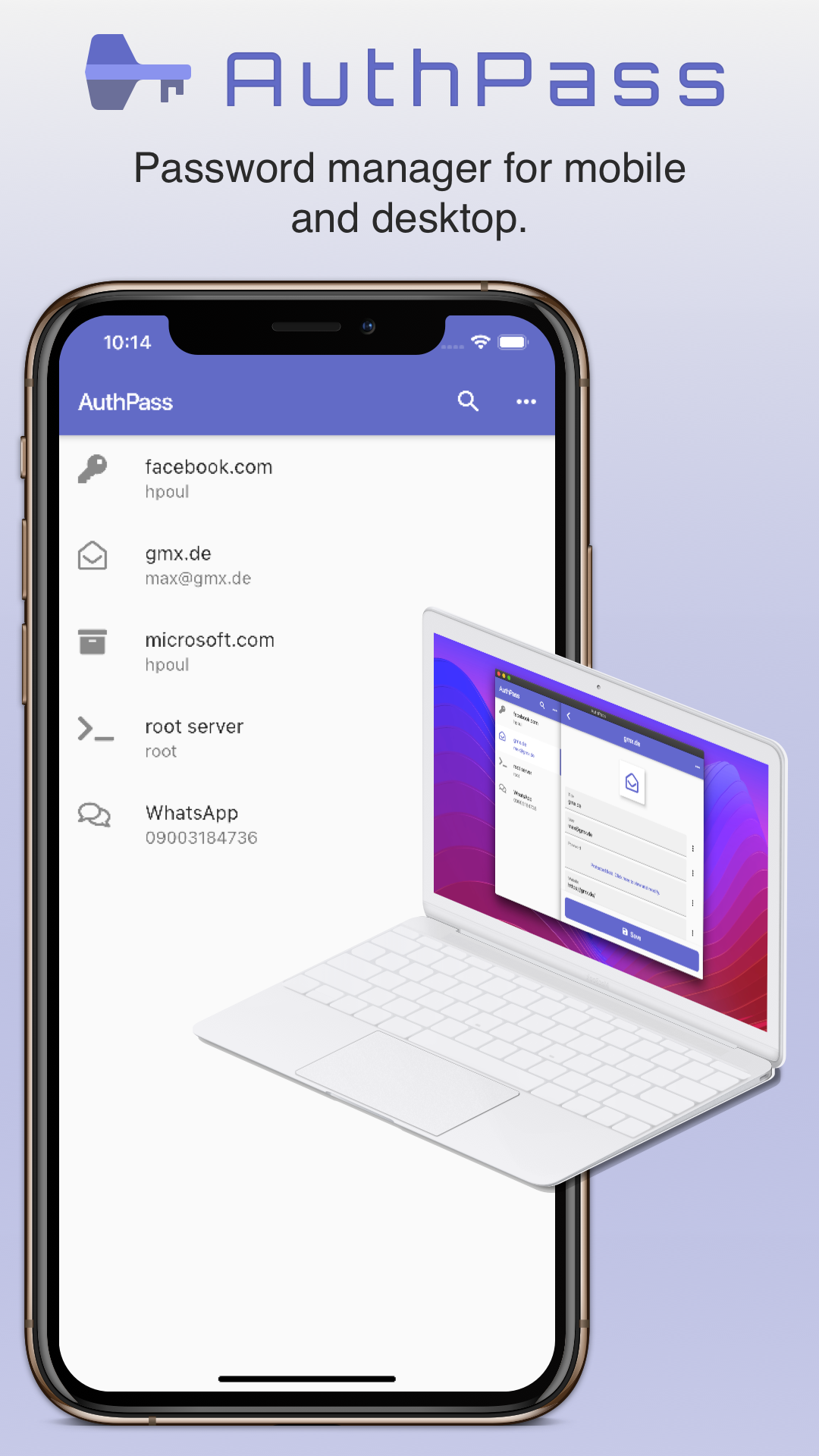 AuthPass - Password Manager screenshot