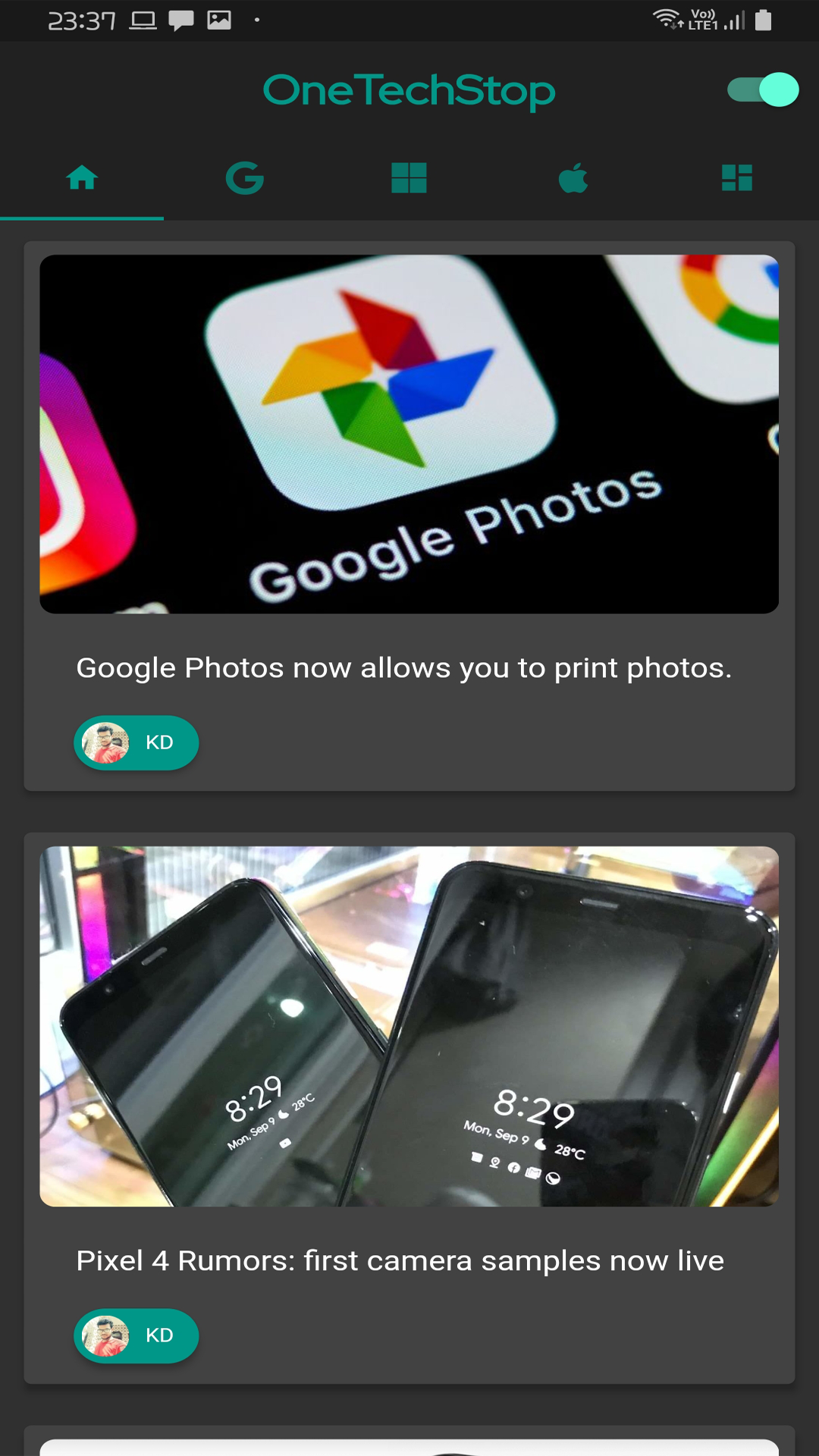 OneTechStop screenshot